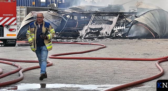 Forse brand veroorzaakt fikse schade bij bedrijf op Spoorlanden