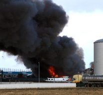 Weer grote schrootbrand op Haatland