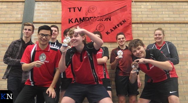 Na regionaal en nationaal ook internationaal succes voor TTV Kampenion