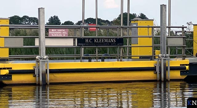 Kleemanspontje weer in de vaart