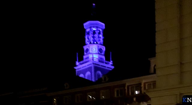 Nieuwe Toren transformeert in Blauwe Toren