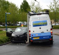 Flinke klap bij aanrijding op Rolklaver