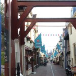 Entree aan Flevoweg (links) en Geerstraat.