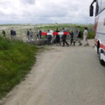 Maar de congresdeelnemers gaan per bus verder en lopen op de terugweg het Reevegebied in.