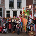 De deelnemers verzamelen zich.