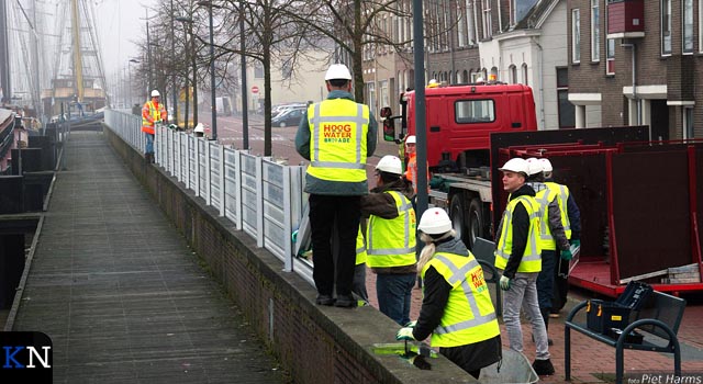 Waterkering Kampen afgebroken en terug in magazijn