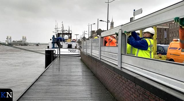 Wisselend deel IJsselkade weken afgesloten