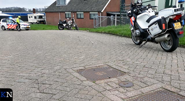 Motorrijder onderuit op Werfweg