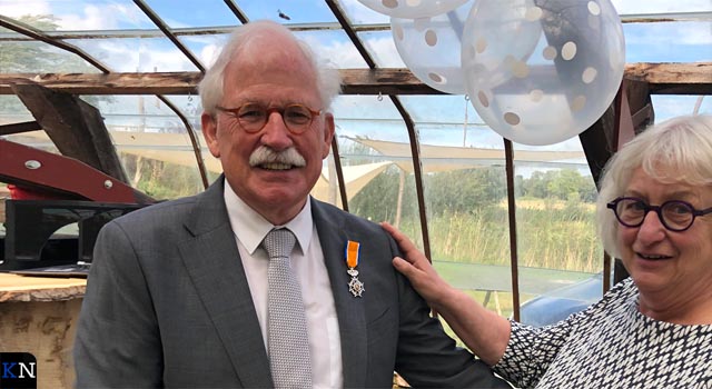 Koninklijke huldiging bij afscheid H.J. van Putten
