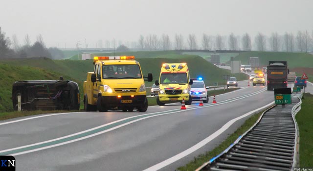 Werkweek begint met twee ongevallen op N50