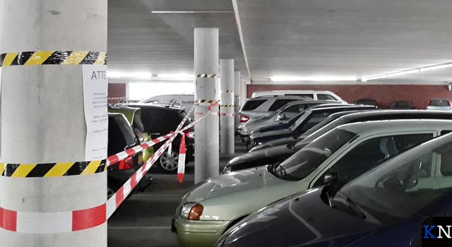 Vier maanden na opening eerste onderhoud parkeerdek Noordweg