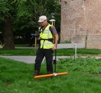 Restanten stadsmuur langs 1e Ebbingestraat ontdekt